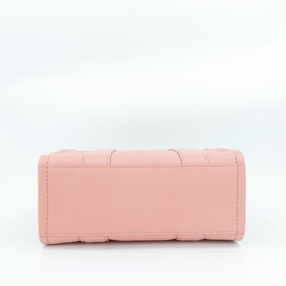 Marc Jacobs Women's The Leather Tote Bag Mini Pink OS - Picture 5 of 13